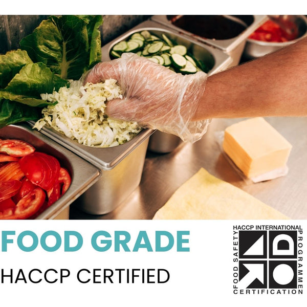 HandiCare Clear Disposable Vinyl Powder Free Gloves 100 Pack