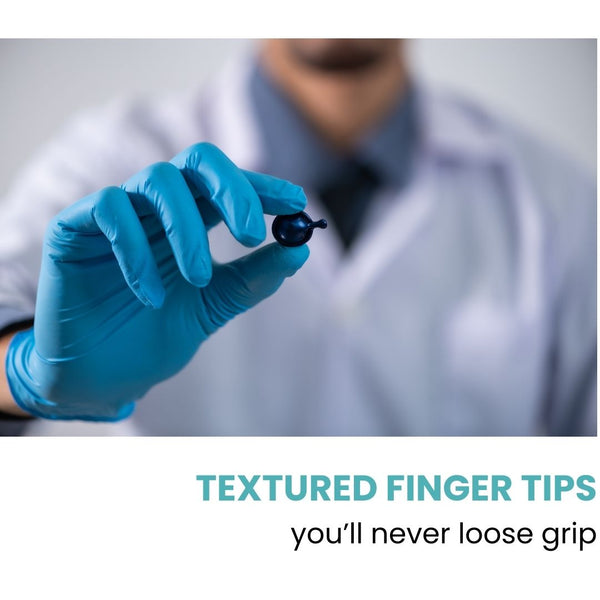 Handicare Blue Vinyl Disposable Powder Free Glove 100 Pack