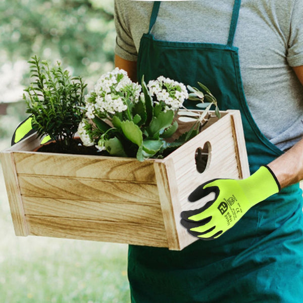 Shield Right DuraFlex HiVis Sandy Nitrile Glove (12 Pack)