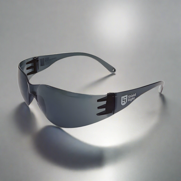 Shield Right Safety Glasses Smoke Lens (Carton of 300)