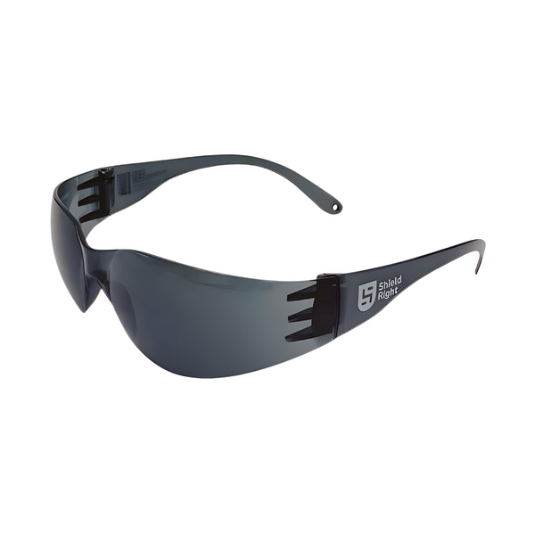 Shield Right Classic Safety Glasses Smoke Lens (Carton of 300)