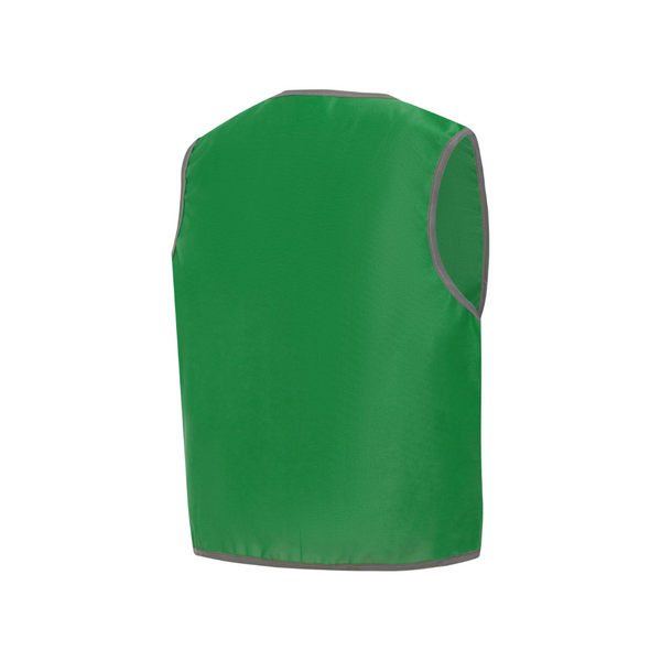 Shield Right Hi Vis Safety Vest Pea Green Tricot - Kids Sizes