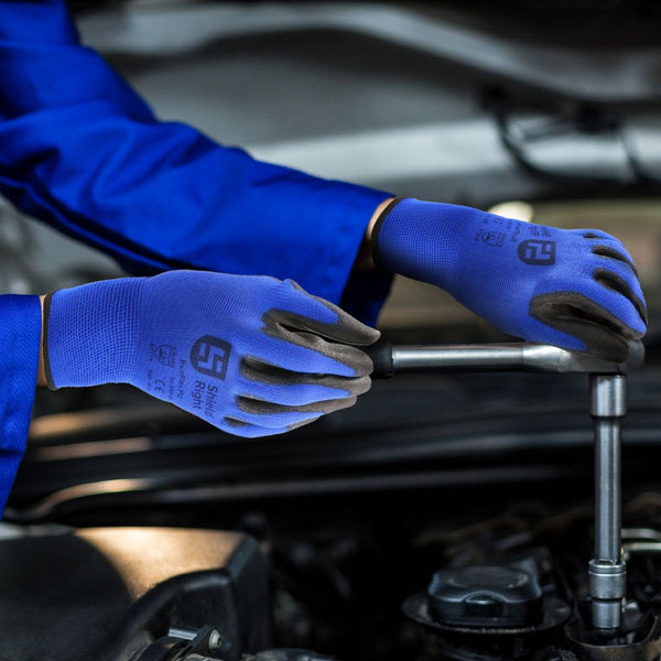 Shield Right EcoFlex PU Glove 13 Gauge Polyester Shell (12 Pack)