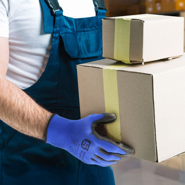 Shield Right EcoFlex PU Glove 13 Gauge Polyester Shell (12 Pack)