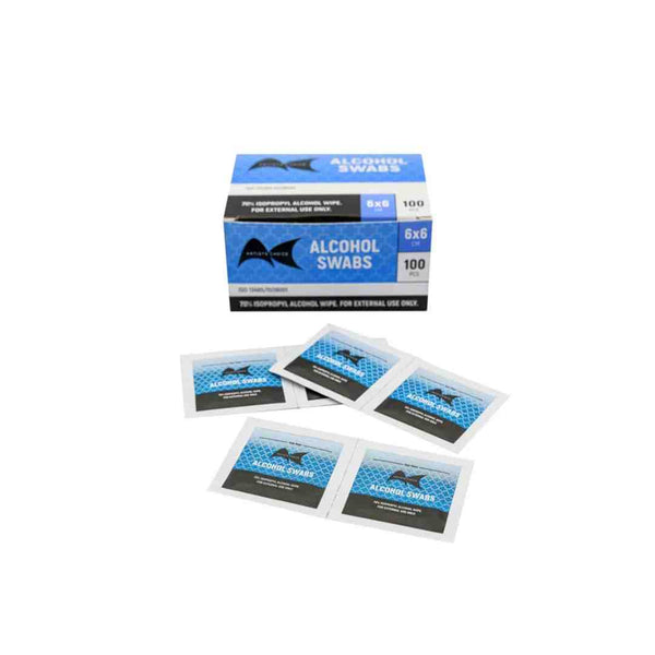 Artist Choice - 70% Isopropyl Alcohol Swabs Wipe - 6x6cm 100 pack