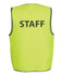 Hi Vis Yellow Staff Safety Vest 6HVS6