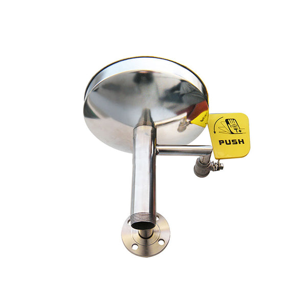 Emergency Wall-Mounted Stainless Steel Eye Wash Station with Bowl