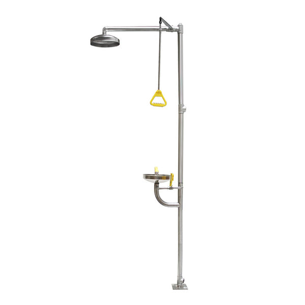 Emergency Combination Safety Shower with Eye Wash Station