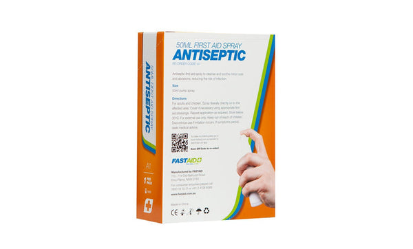 A1, Antiseptic, 50ml First Aid Spray, 1pk