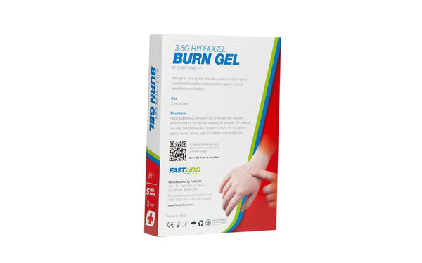 H1, Hydrogel Burn Gel, 3.5g Sachet, 5pk