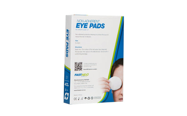 Fast Aid S1, Eye Pads, Non-Adherent, 4pk