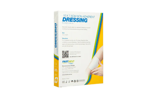 D4, Non-Adherent Dressing, 10 x 7.5cm, 3pk