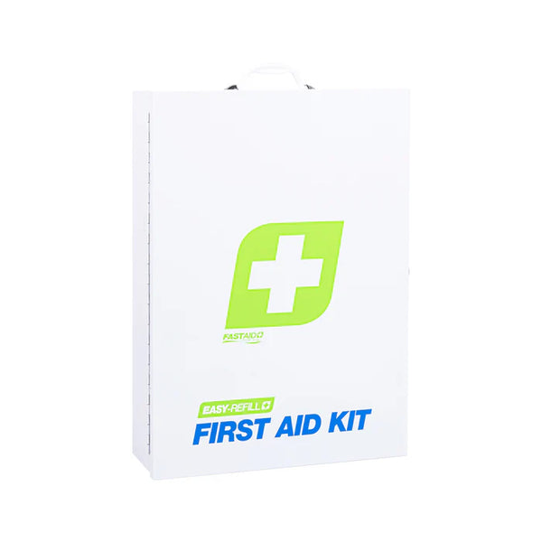 FastAid Easy Refill First Aid Kit, Metal Wall Mount