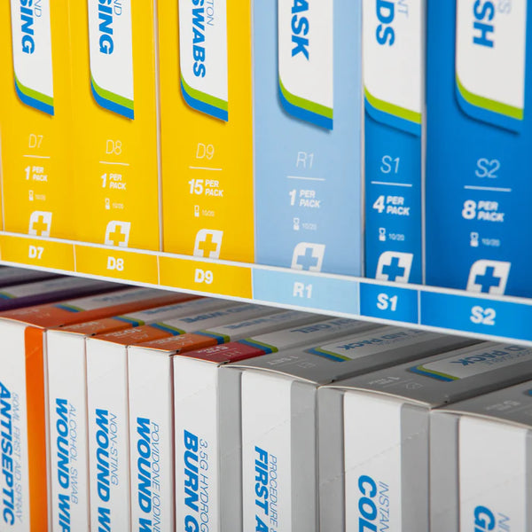 FastAid Easy Refill First Aid Kit, Metal Wall Mount