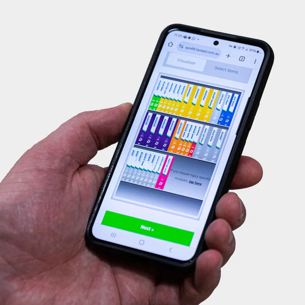 FastAid Easy Refill First Aid Kit, Metal Wall Mount