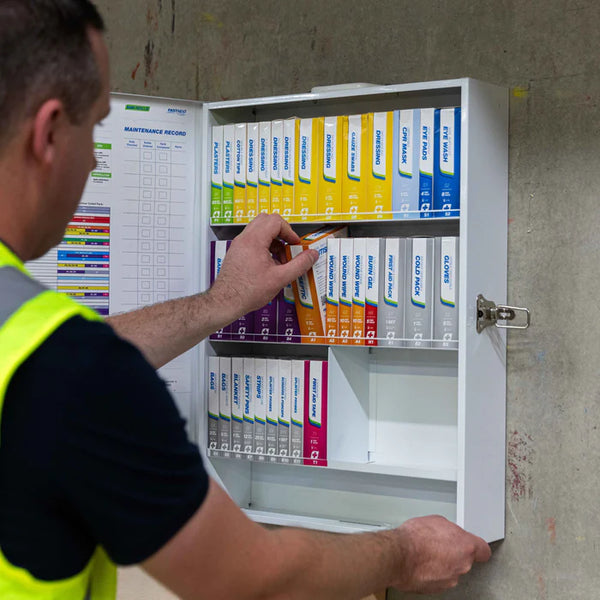 FastAid Easy Refill First Aid Kit, Metal Wall Mount