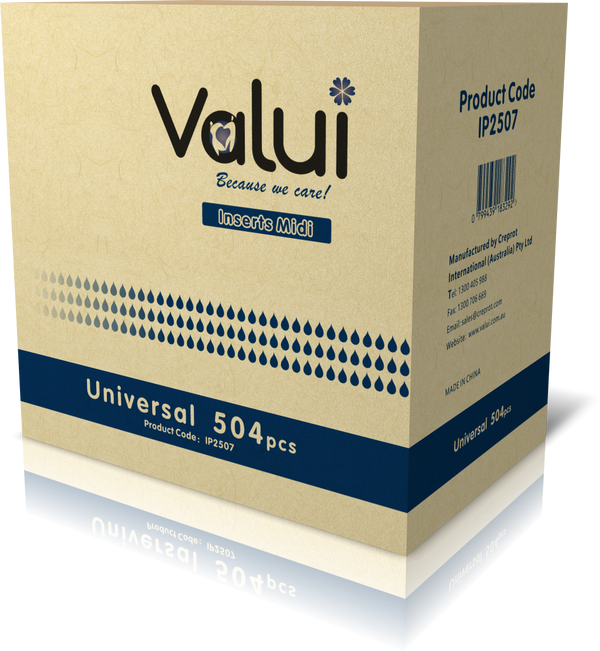 Valui Midi Insert Pads 250ml