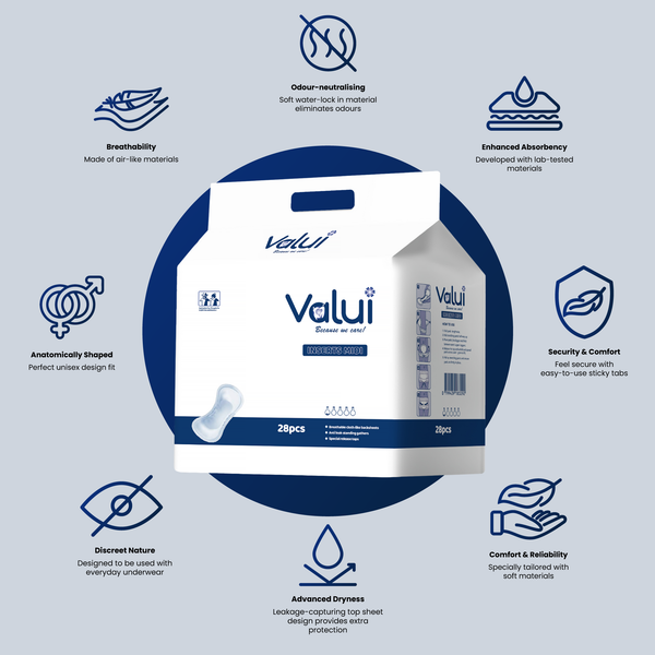 Valui Midi Insert Pads 250ml
