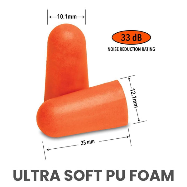 Shield Right Earplugs Uncorded Box of 200