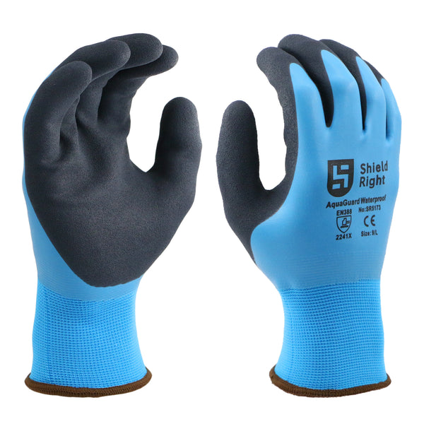 Shield Right AquaGuard Waterproof Gloves (12 Pack)