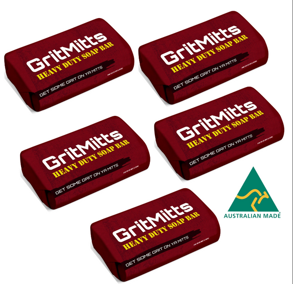 Best Solvol Alternative GritMitts Soap Bar 100 Gram 5 Pack