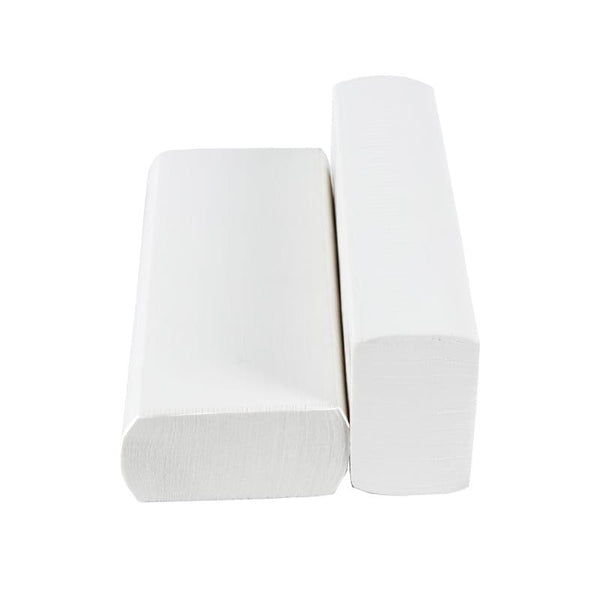 Carton of 16 Packs Interleaved Paper Towel 24cm x 23cm – 1-Ply, 150 Sheets, White