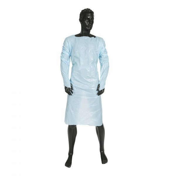 Relax Surgical Gowns With Ties Non Sterile Blue Or White 10 Pack Quantity