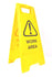 SAFETY SIGN CLEANLINK 32X31X65CM WORK AREA YELLOW
