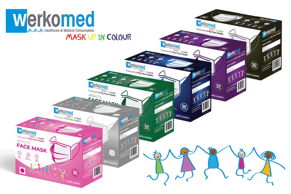 General Face Mask 3 Ply 50 Pack With Earloops (CARTON)