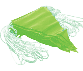 Maxisafe Green PVC Bunting Flagline