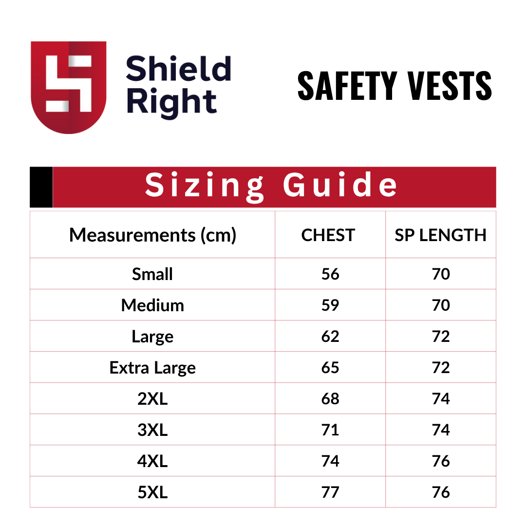 Shield Right Hi-Vis Yellow Reflective Safety Vest Day & Night