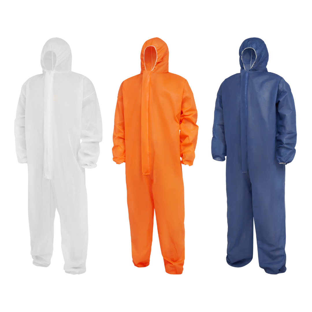 Shield Right Disposable Combat Polypropylene Coveralls 100% Polypropylene