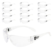 Shield Right Classic Safety Glasses Clear (12 Pack)