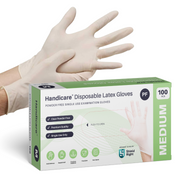 Handicare Latex Gloves Disposable Powder Free