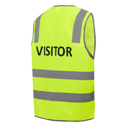 Shield Right Visitor Hi Vis Safety Vest – Yellow – Reflective Day & Night