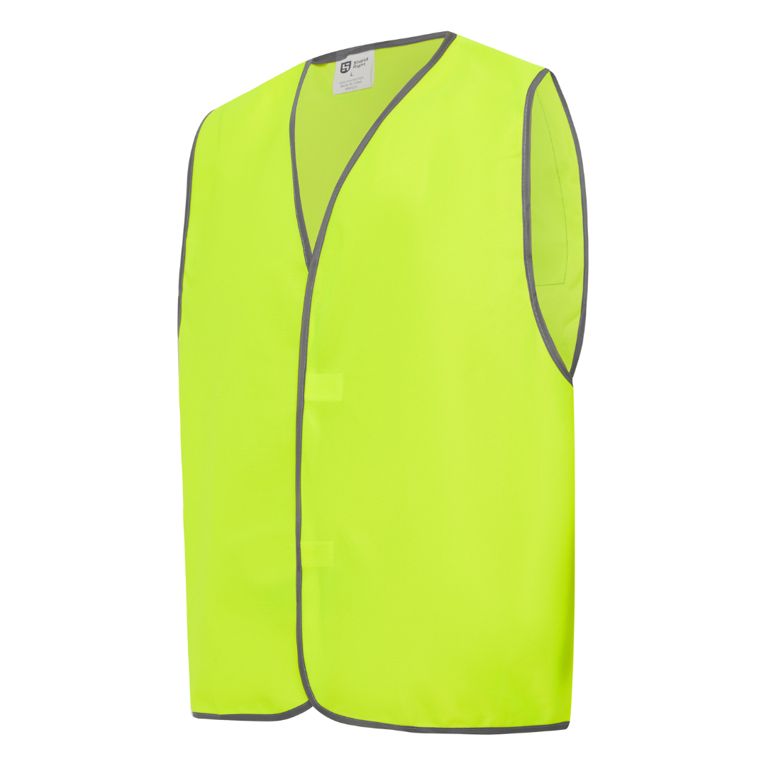 Shield Right Visitor Hi Vis Safety Vest – Yellow – Day