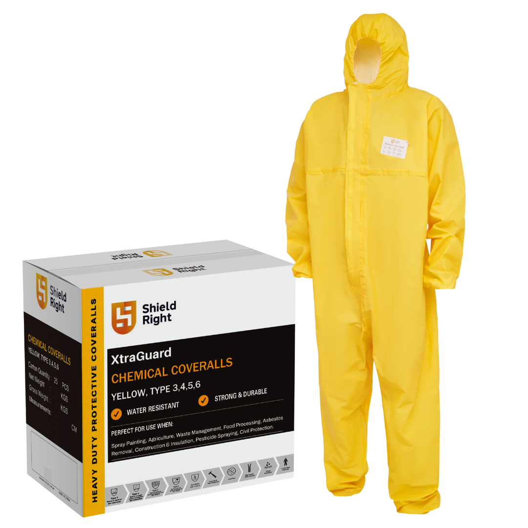 Shield Right Laminated Type 3/4/5/6 Coverall – Chemical Resistant