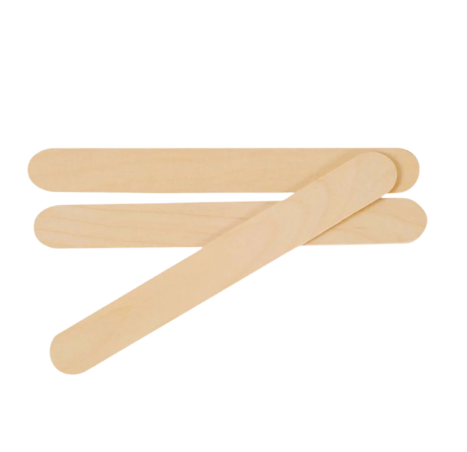 SENTRY Wooden Tongue Depressors 150mm x 18mm – Single-Use, Box of 100