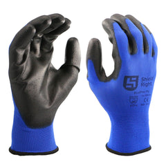 Shield Right EcoFlex PU Glove 13 Gauge Polyester Shell (12 Pack)