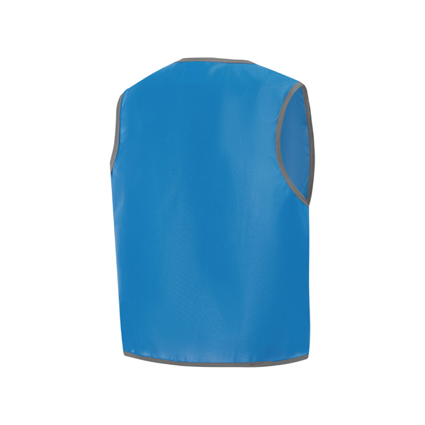 Shield Right Hi Vis Safety Vest Light Blue Tricot - Kids Sizes