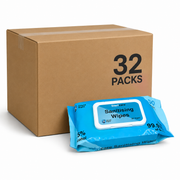 SteriCare Sanitising Wipes 75% Alcohol – 50 wipes in pack - Carton of 32