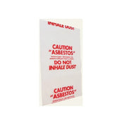 Printed Asbestos Bags – 1100mm x 700mm x 200um   Carton of 50