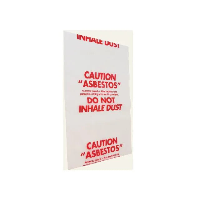 Printed Asbestos Bags – 1100mm x 700mm x 200um   Carton of 50