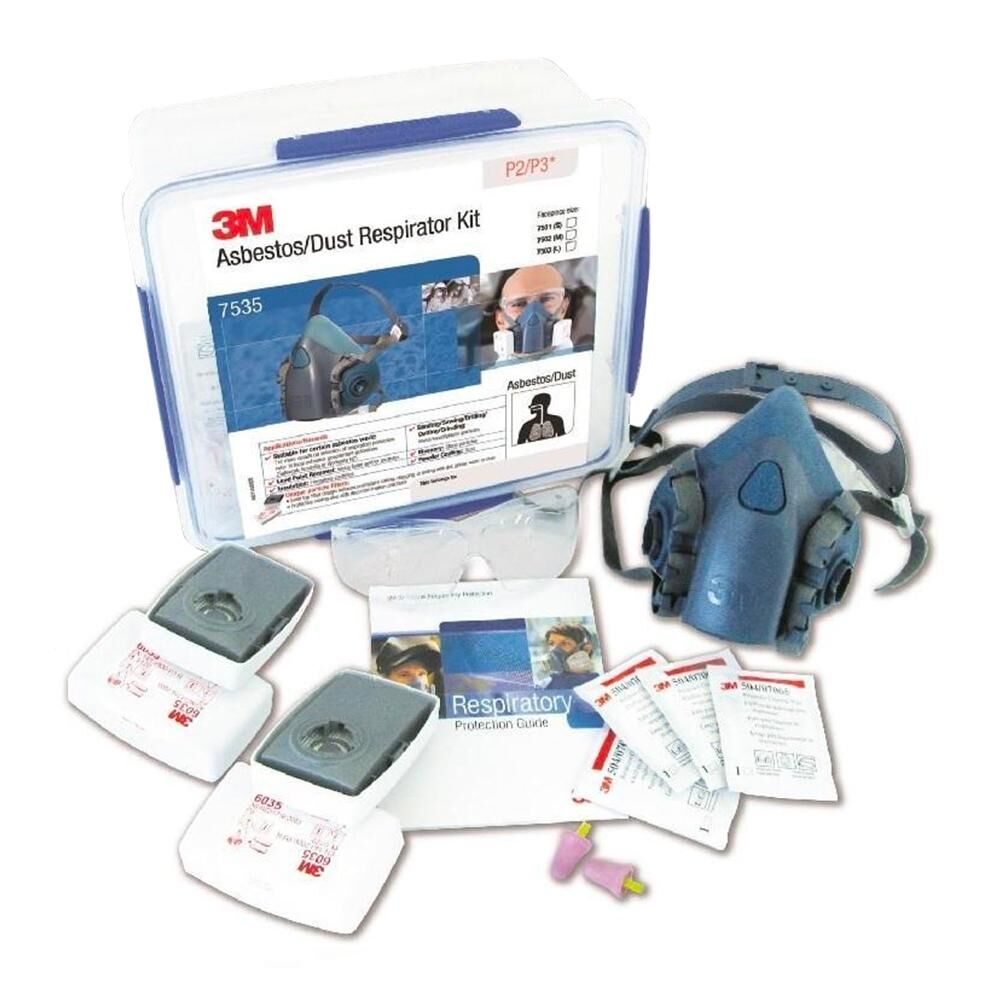 3M™ Asbestos/Dust Respirator Kit 7535, P2/P3