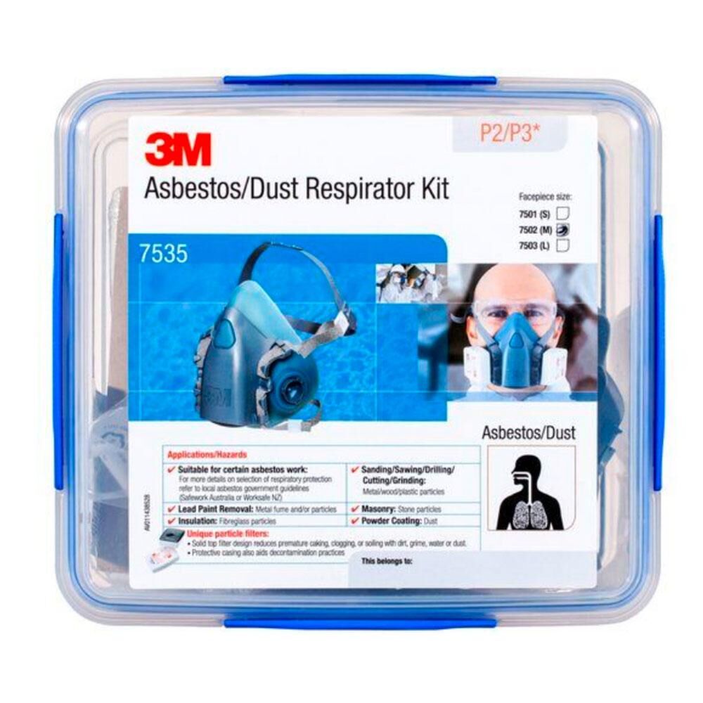 3M™ Asbestos/Dust Respirator Kit 7535, P2/P3