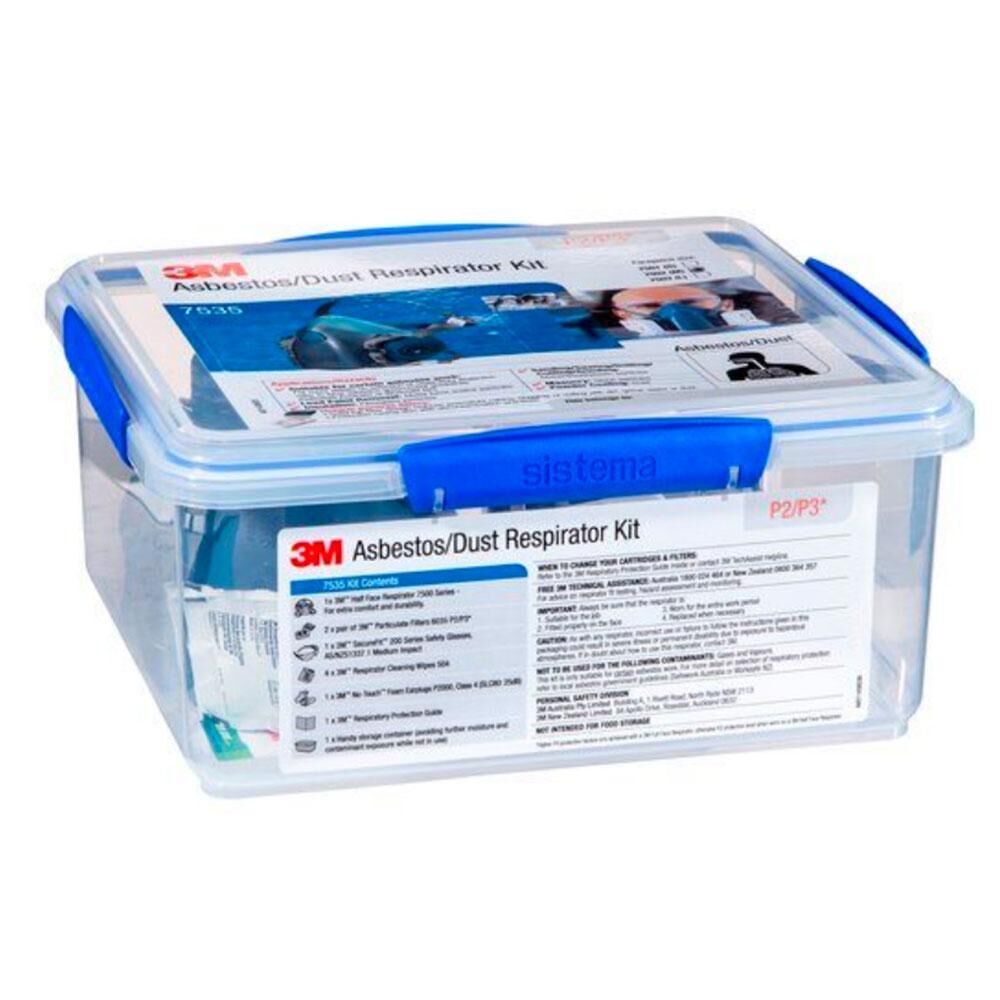 3M™ Asbestos/Dust Respirator Kit 7535, P2/P3