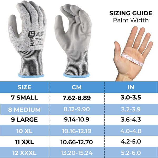 Shield Right Cut 5 Resistant Gloves - Carton of 120