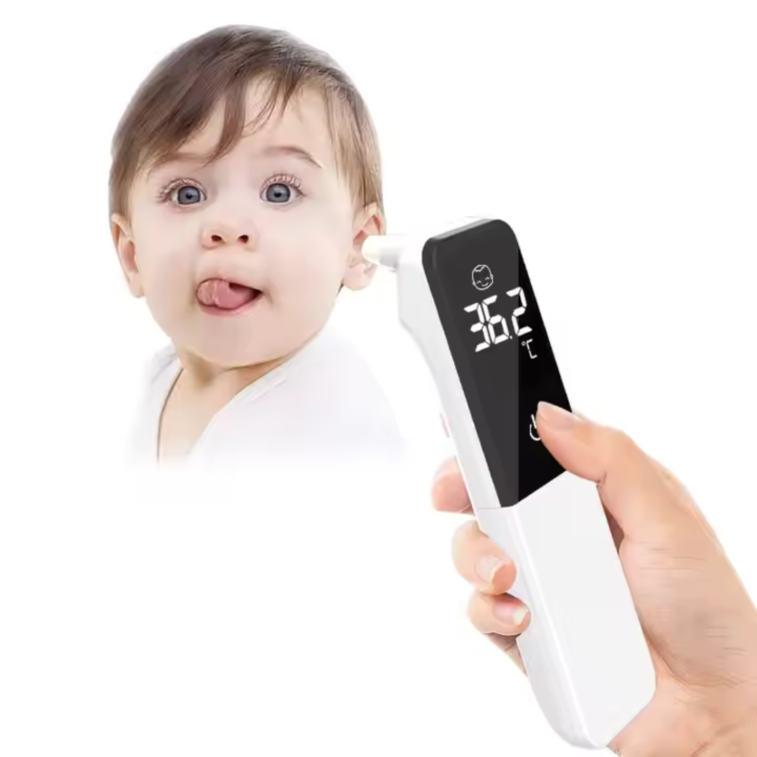 Shield Right Alphamed Infrared Thermometer – Fast, Non-Contact Forehead & Ear Reader for Adults & Kids