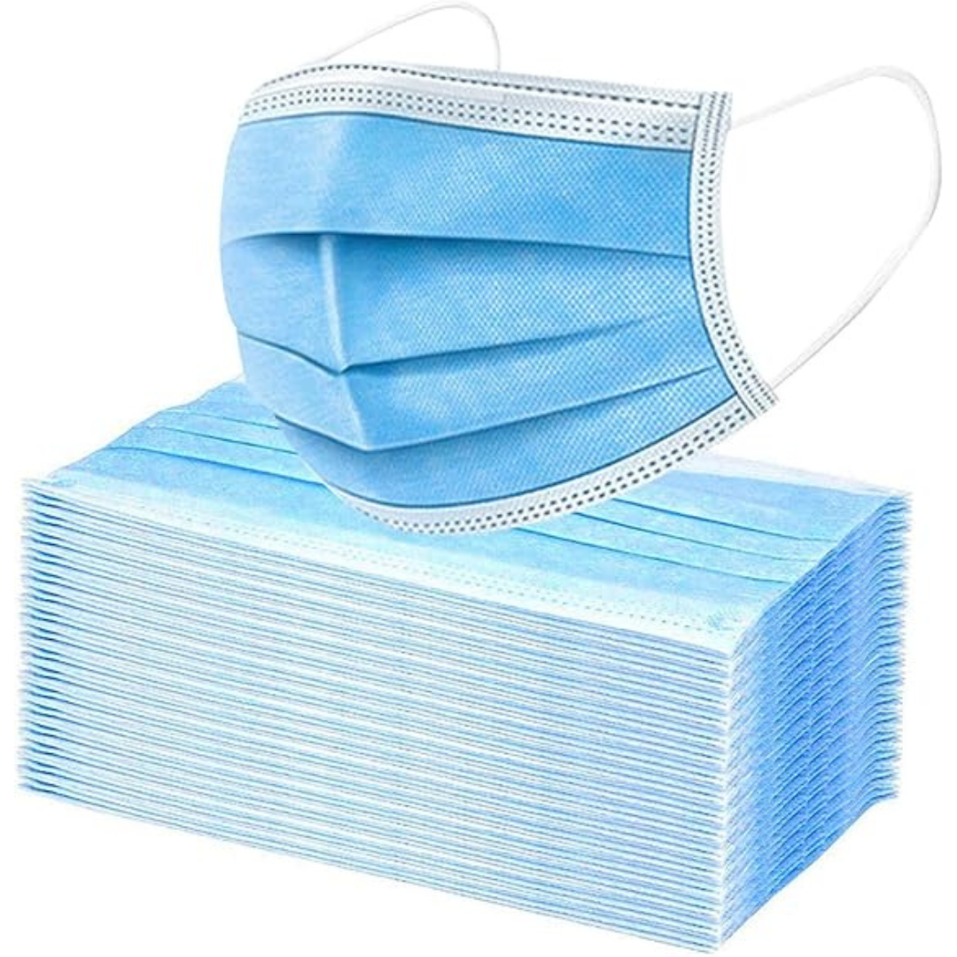 Shield Right Surgical Face Mask Latex Free Earloops – 50 Pack