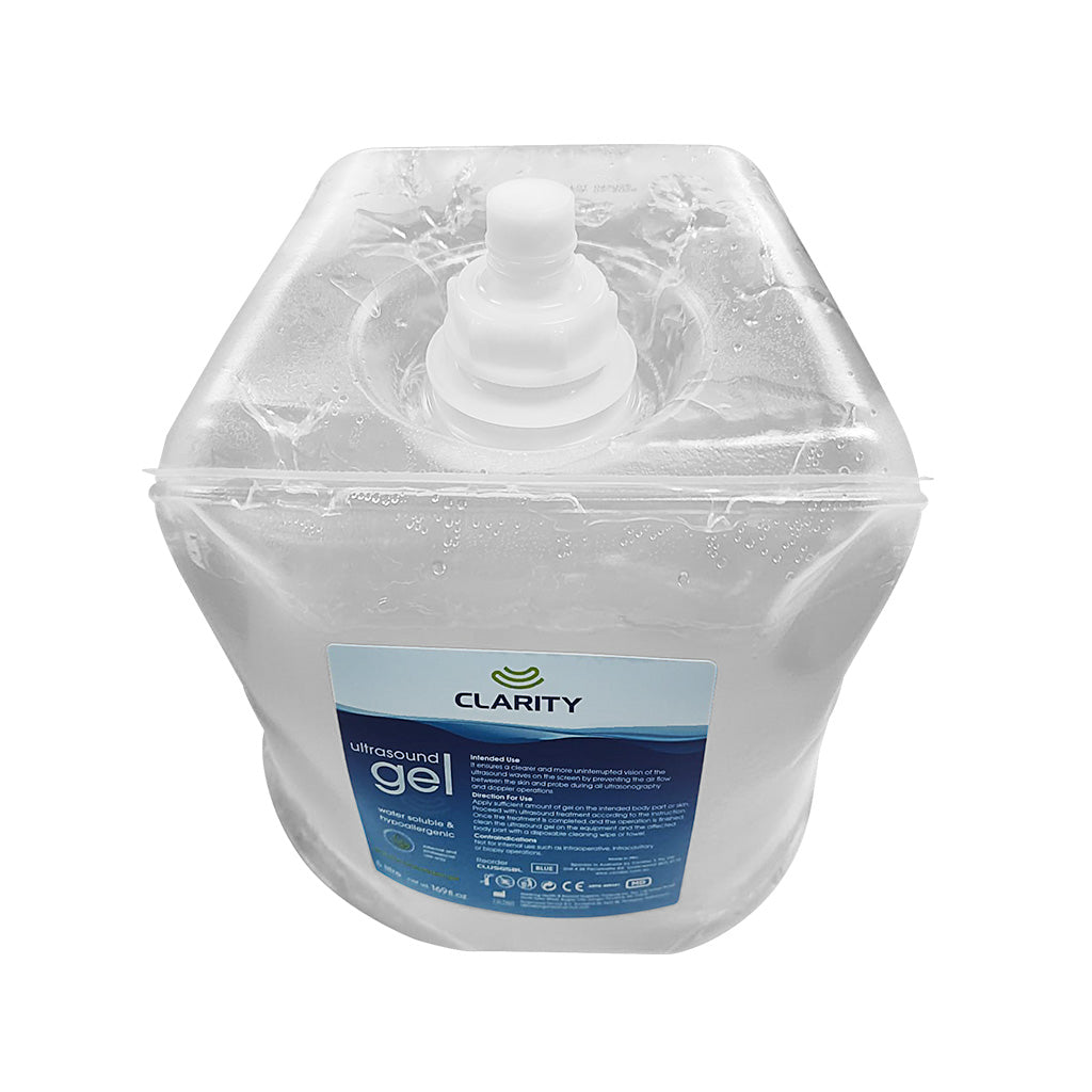 TASK Clarity Ultrasound Transmission 5L Gel, Clear